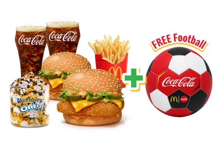McSpicy Premium Veg Football Meal
