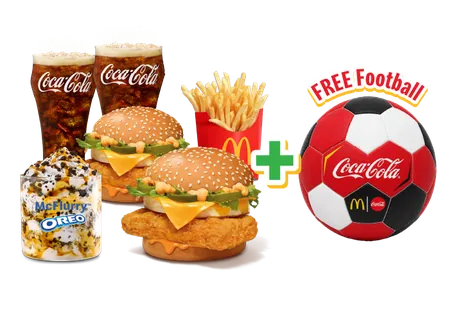 McSpicy Premium Chicken&nbsp;Football Meal