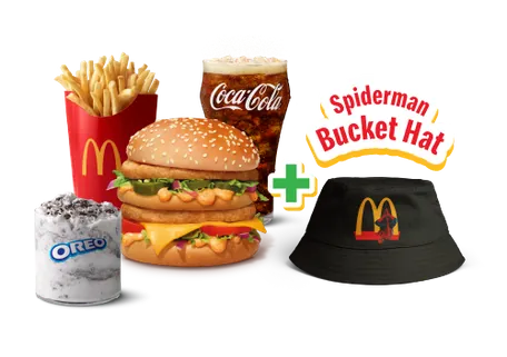 Maharaja Mac Chicken Burger Spiderman Brand New Day Meal Maharaja Mac Chicken Burger Spiderman Brand New Day Meal