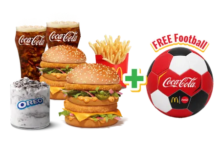 Maharaja Mac Veg&nbsp;Football Meal