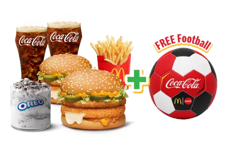 McCheese Chicken Football Meal
