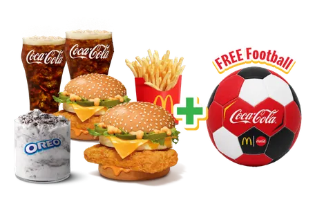 McSpicy Premium Chicken&nbsp;Football Meal