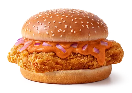 Spicy Patakha Chicken Burger Spicy Patakha Chicken Burger