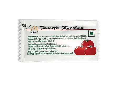 Tomato Ketchup Sachet Tomato Ketchup Sachet
