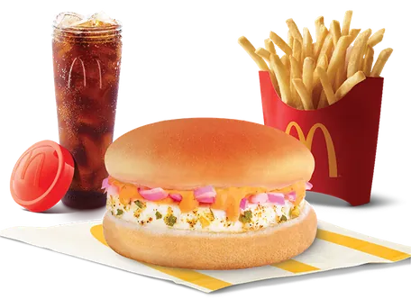 Masala McEgg Burger Combo Masala McEgg Burger Combo
