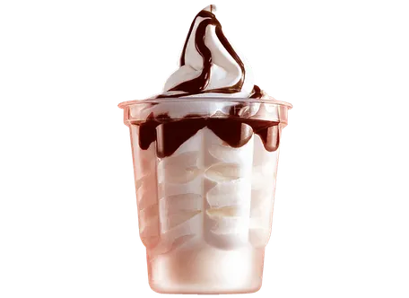 Hot Fudge Soft Serve Cup (M)