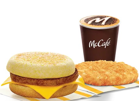 Chicken Sausage McMuffin 3 Pc Meal Chicken Sausage McMuffin 3 Pc Meal